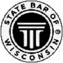 Logo of the State Bar of Wisconsin with stylized pillar design in the center, encircled by the text "State Bar of Wisconsin.